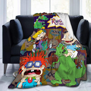 Rug-Rats Fleece Blanket - 3D Printing Throw Blanket