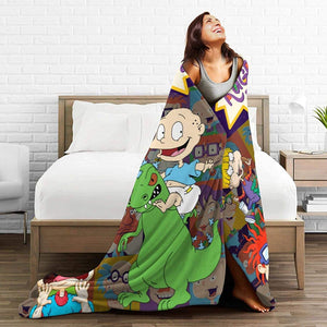 Rug-Rats Fleece Blanket - 3D Printing Throw Blanket