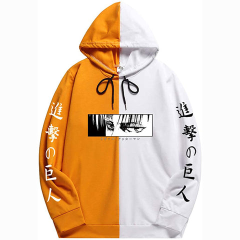 Image of Attack on Titan Hoodies Two Colors Casual Hooded Pullover Sweatshirts for Unisex