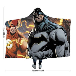 Batman Flash Wearable Super Soft Warm Throw Blanket