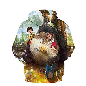 My Neighbor Totoro Hoodies - Unisex 3D Hooded Pullover Sweatshirt