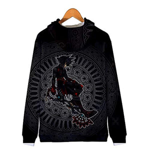 Kingdom Hearts Hooded Coat - 3D Print Zipper Gaming Hoodie