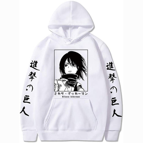 Image of Attack on Titan Eren Yeager Hoodie Sweatshirts Anime Pullover Unisex Harajuku Tracksui