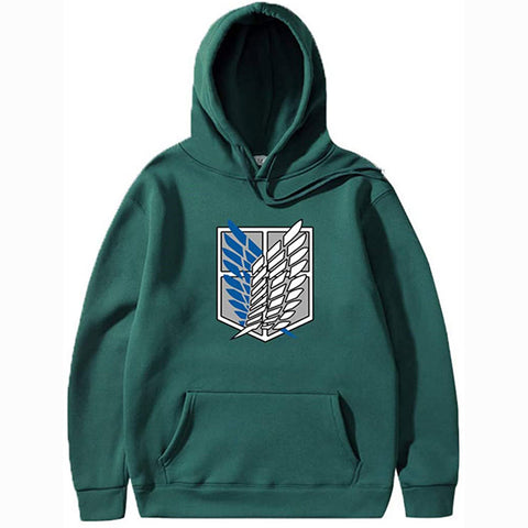 Image of Attack on Titan Hoodies Anime Cosplay Survey Corps Wings of Freedom Attack on Titan Manga Hooded Sweatshirt