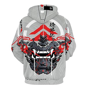 Ghost of Tsushima Hoodies - Jin Sakai 3D Hooded Pullover Jumper