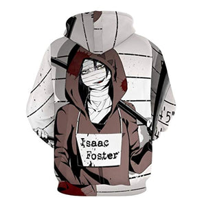 Angels of Death Hoodie - Isaac Foster 3D Print Hooded Jumper