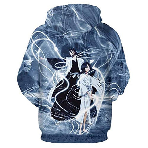 Image of Bleach 3D Print Pullover Hoodie Sweatshirt