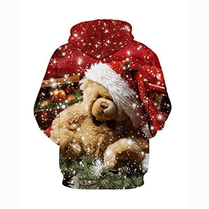 Christmas Hoodies - Funny Bear Pullover Hoodies