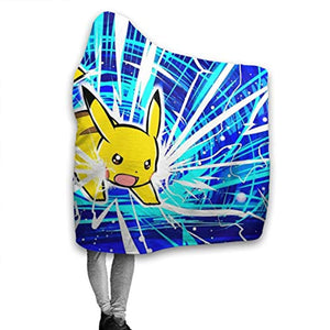 Pokemon Wearable Throw Hooded Blanket