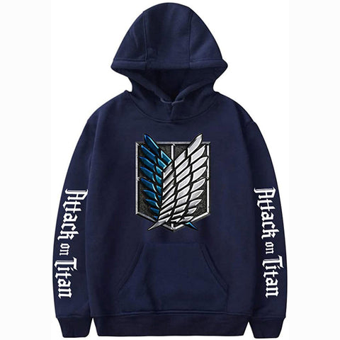 Image of Attack on Titan Hoodies Fashion Hooded Pullover Sweatshirts for Unisex