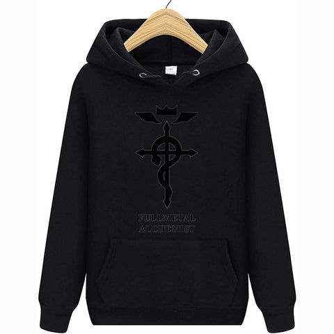 Image of Fullmetal Alchemist Logo Hoodie Sweater for Mens