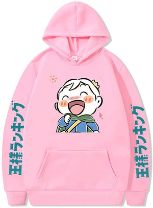 Ranking of Kings Hoodie - Cute Bojji Sweatshirt Hooded Pullover Sweater