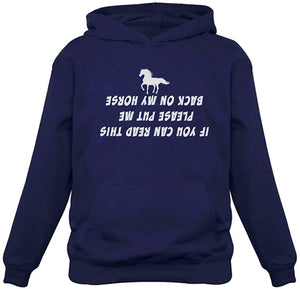 If You Can Read Funny Hoodies Gift For Girls Who Love Horses