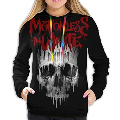 Image of Motionless in White Womens Casual Hoodies - 3D Printed Hooded Pullover Sweatshirt