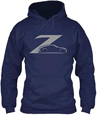 370z Custom Gray and Red Japanese Street Race Hoodie