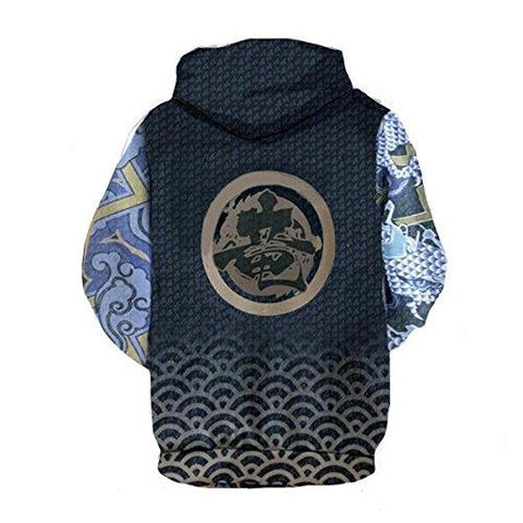 Image of Unisex Shimada Hanzo Hoodies Overwatch Pullover 3D Print Hoodies