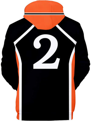 Anime Haikyuu Hoodies -Long Sleeve Cosplay Pullover Sweatshirt