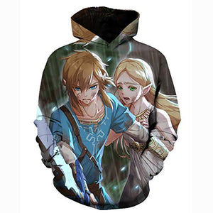 The Legend of Zelda Hoodie - 3D Print Hooded Pullover