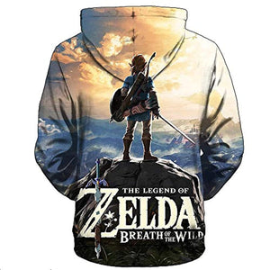 The Legend of Zelda Hoodie - 3D Print Hooded Pullover