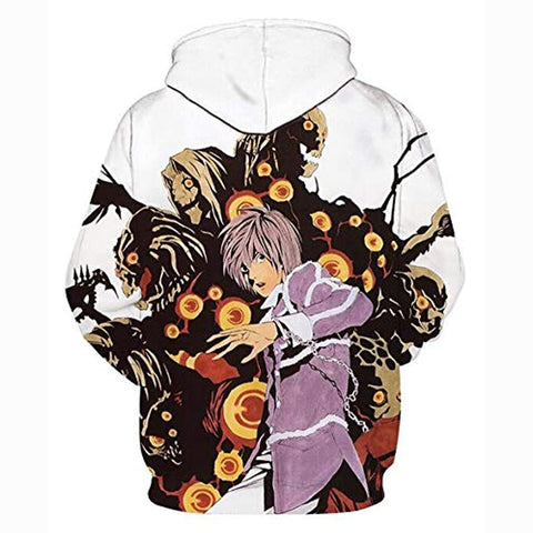 Image of Anime Death Note Hoodie - Yagami Light 3D Print Pullover Hoodie