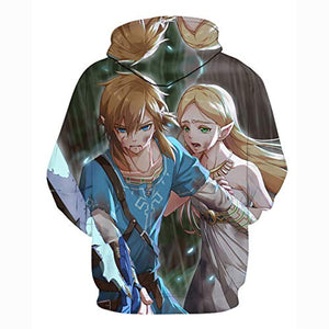 The Legend of Zelda Hoodie - 3D Print Hooded Pullover