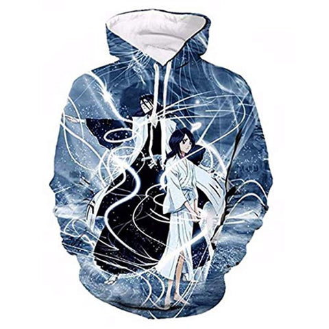 Image of Bleach 3D Print Pullover Hoodie Sweatshirt