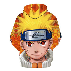 Naruto Character Hoodie Pullover Hoodie Uzumaki Naruto Hoodie