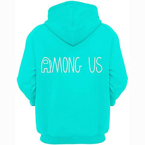 Image of Video Game Among Us Hoodie - Cute Solid Color Pullover Hoodie 8 Colors Optional