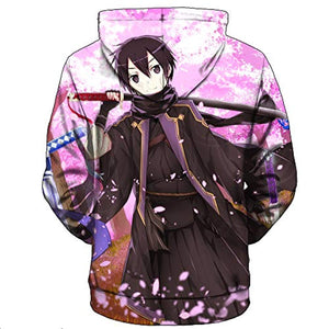 Unisex Sword Art Online Hoodie Outwear Jacket