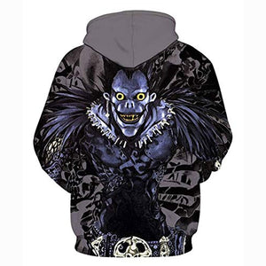 Anime Death Note Hoodie - Ryuuku 3D Print Pullover Hoodie