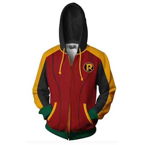 Image of Super Hero Costume Creative Hoodie Spring and Autumn Coat Halloween Cosplay