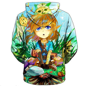 The Legend of Zelda Hoodie - 3D Print Hooded Pullover