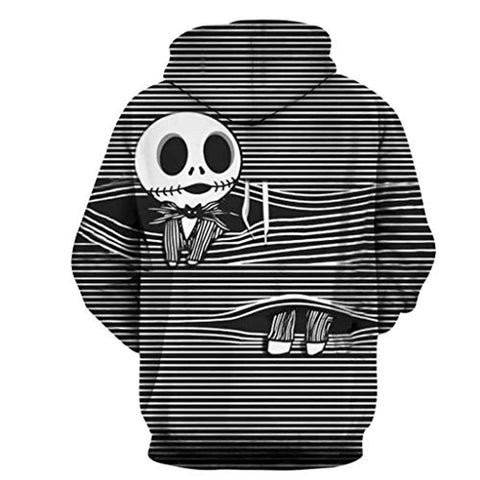 Image of The Nightmare Before Christmas 3D Printed Hoodie Pullover