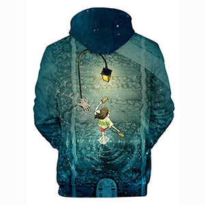 Anime Spirited Away Hoodies - Unisex 3D Hooded Pullover Sweatshirt