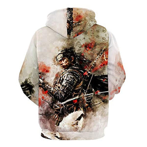 Ghost of Tsushima Hoodies - Jin Sakai 3D Hooded Pullover Jumper