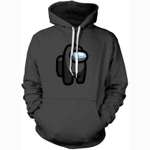 Image of Video Game Among Us Hoodie - Cute Solid Color Pullover Hoodie 8 Colors Optional