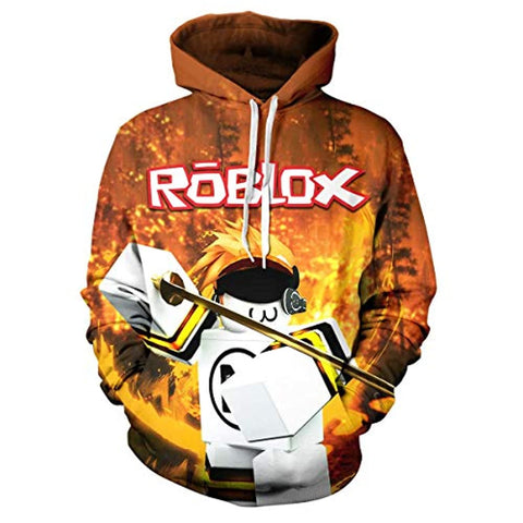 Image of Unisex Cartoon 3D Print Hooded Pullover Sweatshirts Hoodies