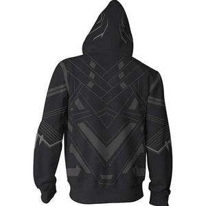 Unisex Fashion Black Panther Printed Pullover Hoodies Hooded Sweatshirts