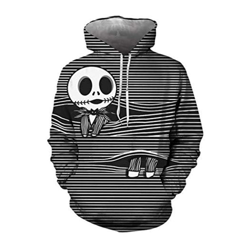 Image of The Nightmare Before Christmas 3D Printed Hoodie Pullover