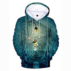 Anime Spirited Away Hoodies - Unisex 3D Hooded Pullover Sweatshirt