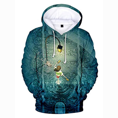 Image of Anime Spirited Away Hoodies - Unisex 3D Hooded Pullover Sweatshirt