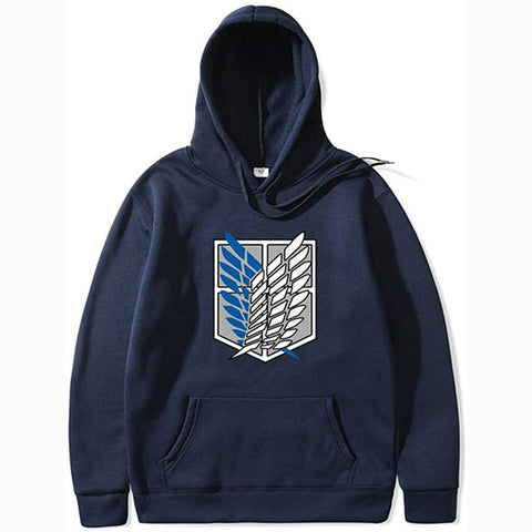 Image of Attack on Titan Hoodies Anime Cosplay Survey Corps Wings of Freedom Attack on Titan Manga Hooded Sweatshirt