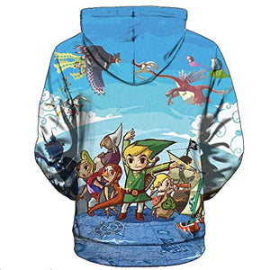 The Legend of Zelda Hoodie - 3D Print Hooded Pullover