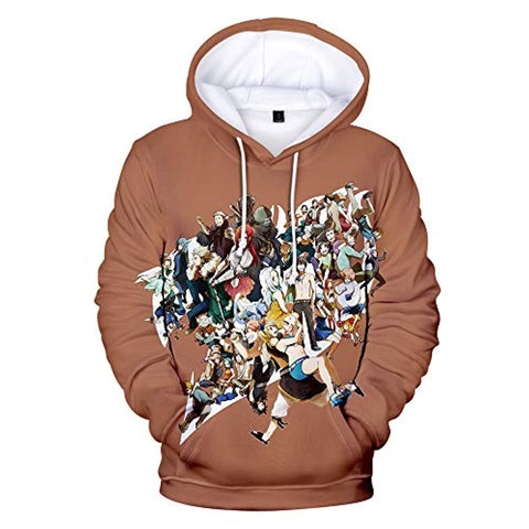 Image of Anime Fairy Tail Natsu Dragneel Hoodie - Hoody Pullovers Sweatshirt Jacket