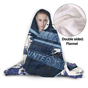 Soft Hooded Blanket - Anime Hunter×Hunter Stylish Anti-Pilling Flannel Blankets