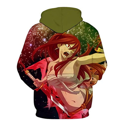 Image of Fairy Tail 3D Printed Casual Pullovers Hoodies