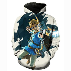 The Legend of Zelda Hoodie - 3D Print Hooded Pullover