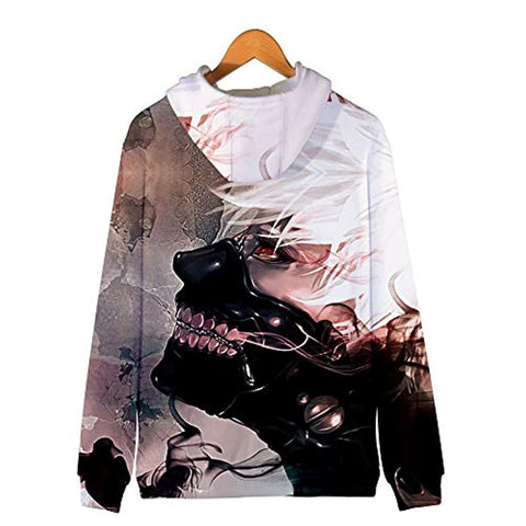 Image of Tokyo Ghoul Hoodie Jacket - Kaneki Ken Hoody Pullovers Sweatshirt