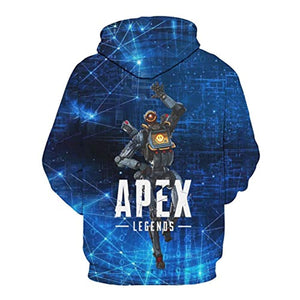 Apex Legends Hoodies - Pathfinder Fashion 3D Print Drawsrting Pullover Gaming Hoodie