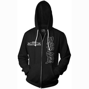 Anime Bleach Hooded Jacket - 3D Print Zip Up Hoodie with Pockets